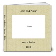 Liam and Aidan 2008 - 8x8 Photo Book (20 pages)