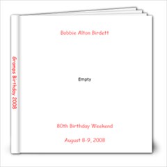 Gramps BD - 8x8 Photo Book (20 pages)