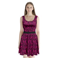 split_hotblack - Split Back Mini Dress 