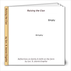 Raising the Clan (Engelke family book) - 8x8 Photo Book (20 pages)