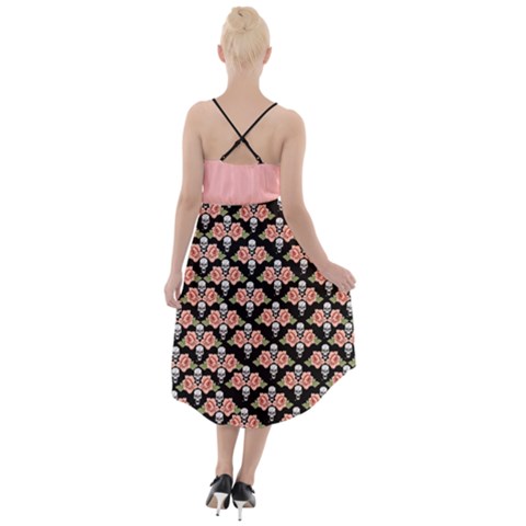 High-Low Halter Chiffon Dress  