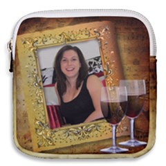 Red Wine Mini Square Pouch
