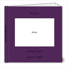 Welcome Isla Marie Spieth - 8x8 Photo Book (20 pages)