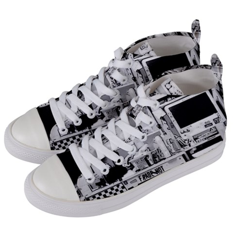 Women s Mid-Top Canvas Sneakers 
