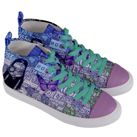 Women s Mid-Top Canvas Sneakers 