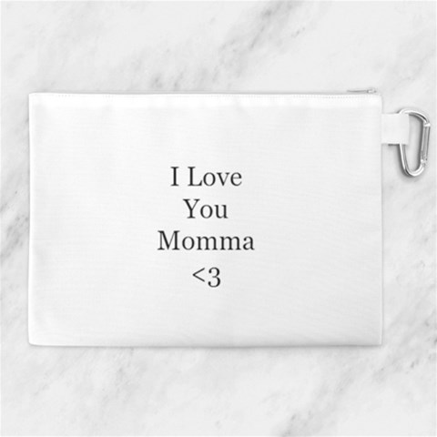 Canvas Cosmetic Bag (XL) 