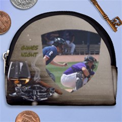 Game Night Horseshoe Canvas Pouch