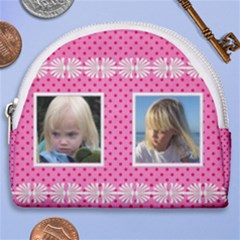 Pink Princess Horsehoe Canvas Pouch