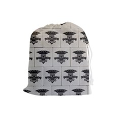 Teotihuacan Pyramid Tiles - Drawstring Pouch (Large)