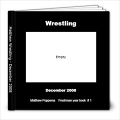 Wrestling book finished - 8x8 Photo Book (20 pages)