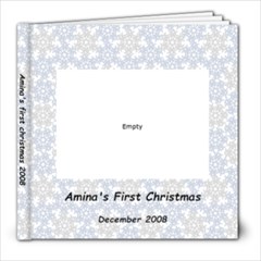 amina s first christmas - 8x8 Photo Book (30 pages)