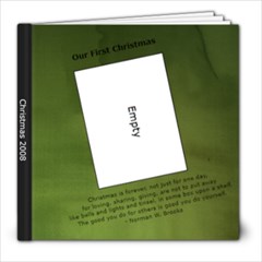 FirstChristmas2008FINAL - 8x8 Photo Book (20 pages)