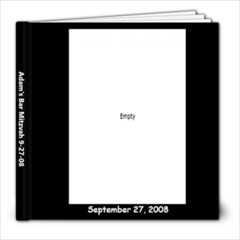 Bar Mitzvah AZ - 8x8 Photo Book (20 pages)