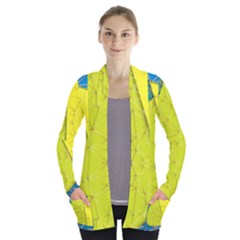 Open Front Pocket Cardigan