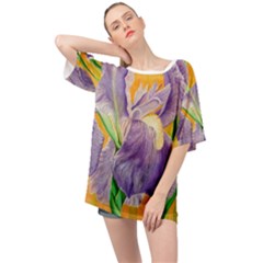 chiffon oversized top - Oversized Chiffon Top