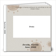 destin2 - 8x8 Photo Book (20 pages)