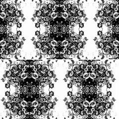 Black N White Swirl Pattern