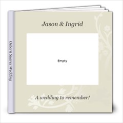 Jason & Ingrid s Wedding - 8x8 Photo Book (20 pages)