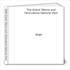 Yellowstone vacation2 - 8x8 Photo Book (30 pages)