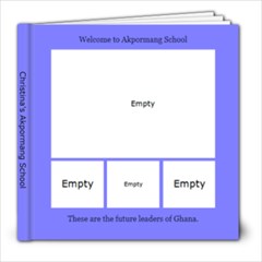 akpormang school in Ghana - 8x8 Photo Book (30 pages)