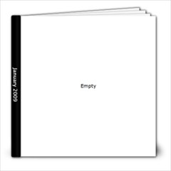 January 2009 - 8x8 Photo Book (20 pages)