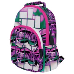 Rounded Multi Pocket Backpack