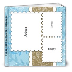  Baking Recipes - 8x8 Photo Book (20 pages)