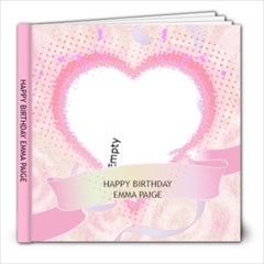 EMMA PAIGE **  THREE YEARS OLD - 8x8 Photo Book (20 pages)