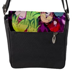 Flap Closure Messenger Bag (S) 