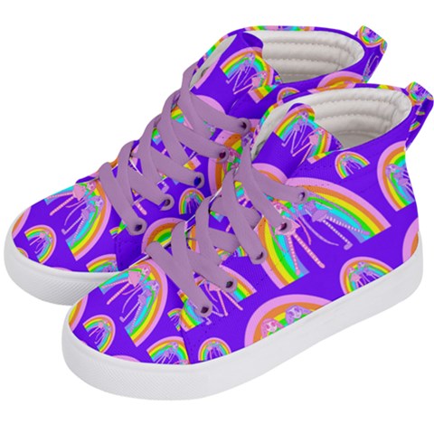 Kids  Hi-Top Skate Sneakers 