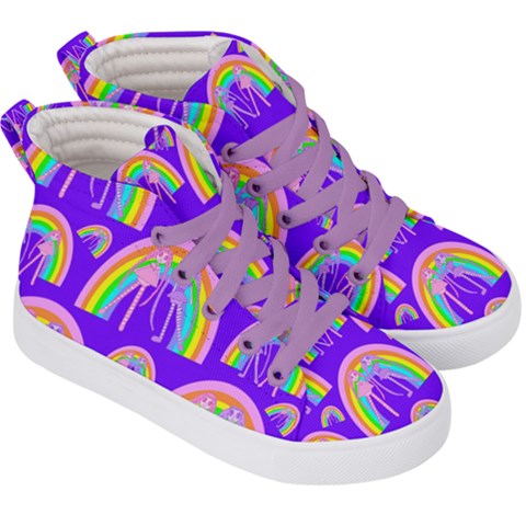 Kids  Hi-Top Skate Sneakers 