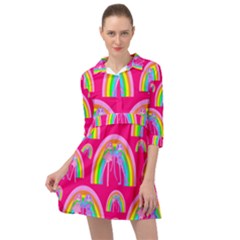 Mini Skater Shirt Dress