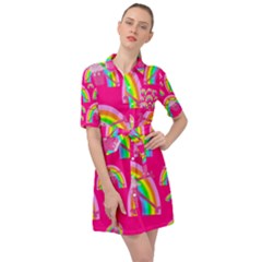 Belted Shirt Dress