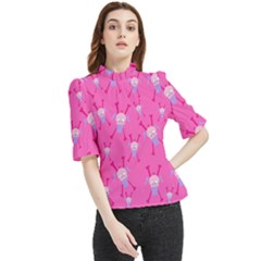 Frill Neck Blouse