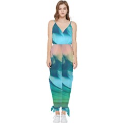 Sleeveless Tie Ankle Chiffon Jumpsuit
