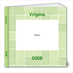 Viiginia s 2008 Book - 8x8 Photo Book (20 pages)
