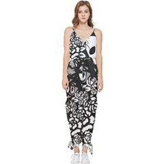 Sleeveless Tie Ankle Chiffon Jumpsuit