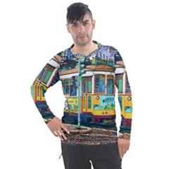 Men s Pique Long Sleeve T-Shirt