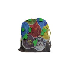 deus green bit bag - Drawstring Pouch (Small)