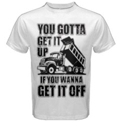 Get up 2 Get off lol - Men s Cotton T-Shirt