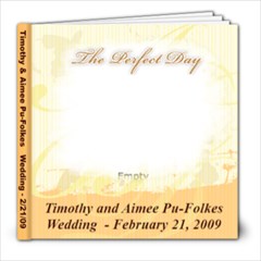 Tim & Aimee Wedding-print - 8x8 Photo Book (20 pages)