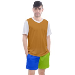 Men s Mesh T-Shirt and Shorts Set