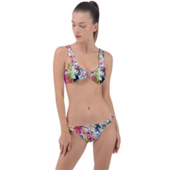 Ring Detail Crop Bikini Set