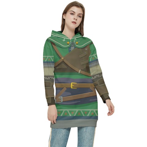 Women s Long Oversized Pullover Hoodie 