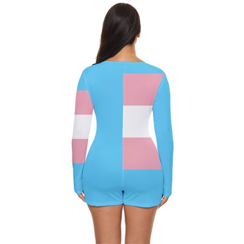 Long Sleeve Boyleg Swimsuit 