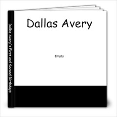 dallas birthday book - 8x8 Photo Book (20 pages)
