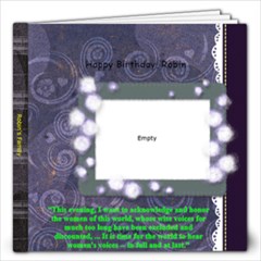 Robin - 12x12 Photo Book (20 pages)