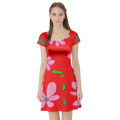 Short Sleeve Skater Dress