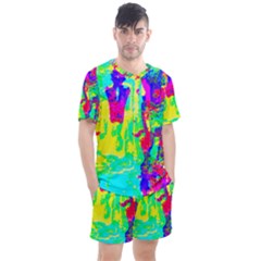 Men s Mesh T-Shirt and Shorts Set