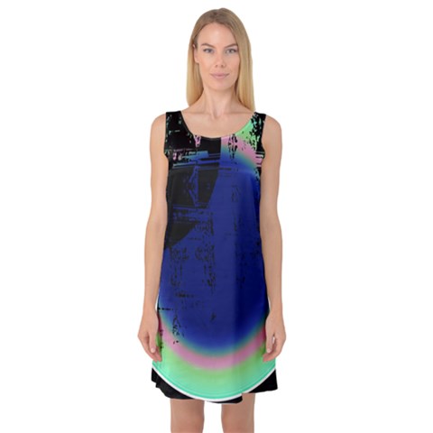 Sleeveless Satin Nightdress 